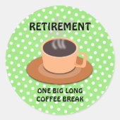 引退：大きなコーヒーブレイククラシックラウンドSTI ラウンドシール (正面)