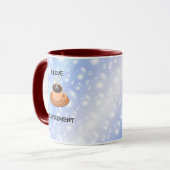 引退:大きな長いコーヒー休憩 マグカップ (正面左)