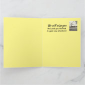 引退!私たち最高の全員からの大きな願い カード (内部)