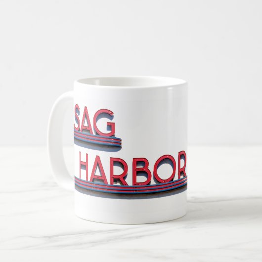 弛みの映画館の印のマグ コーヒーマグカップ (正面左)