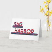 弛み港の映画館のネオンサインの挨拶状 カード (黄色い花)