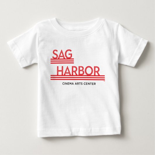 弛み港の映画館のベビーのTシャツ ベビーTシャツ (正面)