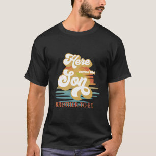 弟ここ来に息子の赤ん坊シャワー家族のMatc Tシャツ