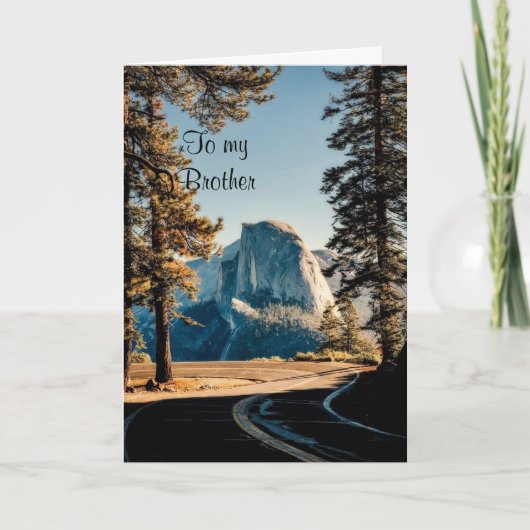 弟に誕生日グリーティングカード カード (正面)