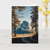 弟に誕生日グリーティングカード カード (黄色い花)