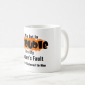 弟のせいですおもしろいことわざ コーヒーマグカップ (正面右)