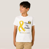 弟の子どもの頃のがん Tシャツ (正面フル)