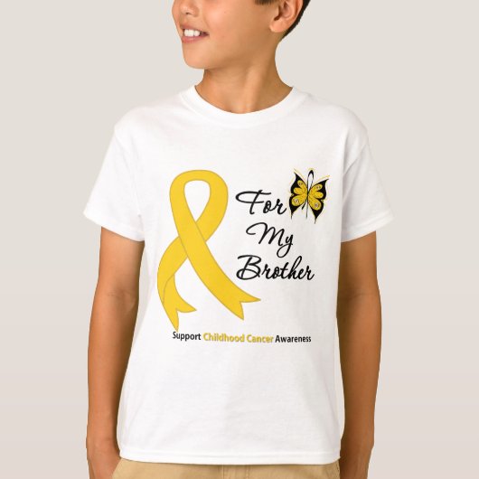 弟の子どもの頃のがん Tシャツ (正面)