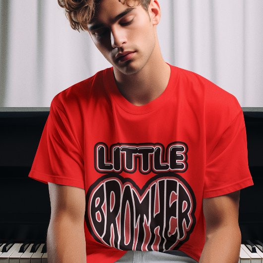 弟の弟のハートグラフィックメニュー Tシャツ