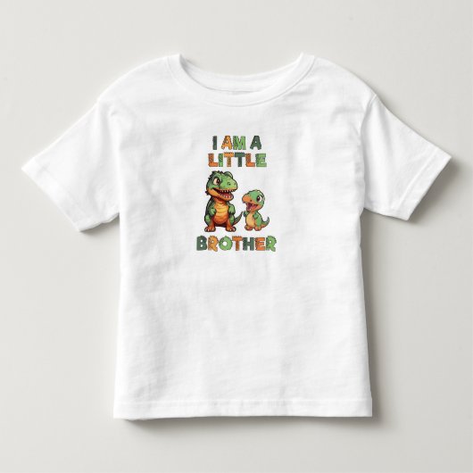 弟の恐竜 トドラーTシャツ (正面)