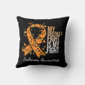 弟の戦いは俺の白血病認識度 クッション (裏面)