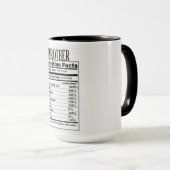 弟の栄養事実 マグカップ (正面右)