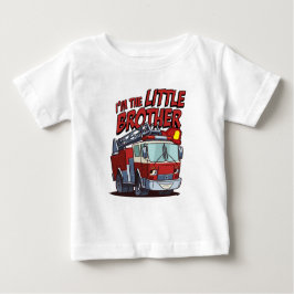 弟の消防車 ベビーTシャツ