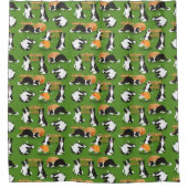 弟の犬テホに会う シャワーカーテン (正面)