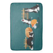 弟の犬テホに会う バスマット (正面縦)