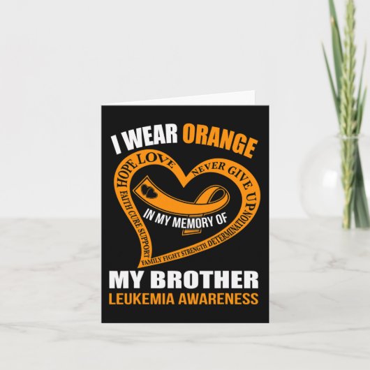 弟の白血病の記憶 カード (正面)