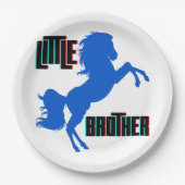 弟の馬の飼育 ペーパープレート (正面)