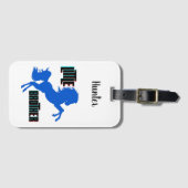 弟の馬の飼育 ラゲッジタグ (正面横)