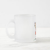 弟のTシャツおよびギフトを持つ姉 フロストグラスマグカップ (左)