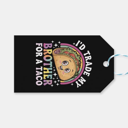 弟をタコ・シンコ・デ・マヨと交換しよう ギフトタグ (正面(横))