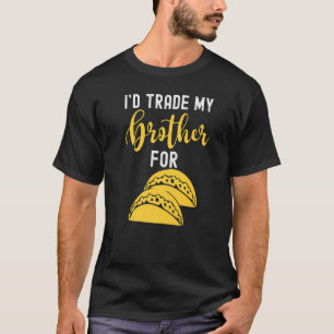 弟をタコTaに替え子供へるおもしろい Tシャツ
