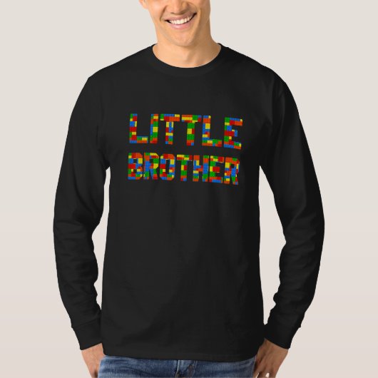 弟レンガ造りブロックのマスター建物 Tシャツ (正面)