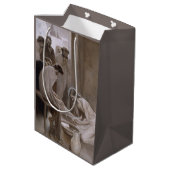 弟子たちの足を洗うイエス ミディアムペーパーバッグ (裏面アングル)