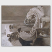 弟子たちの足を洗うイエス ラッピングペーパー (フラット)