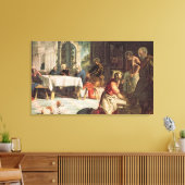 弟子たちの足を洗うキリスト キャンバスプリント (インサイチュ (リビング))