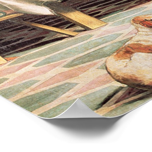 弟子たちの足を洗うキリスト ポスター (角)