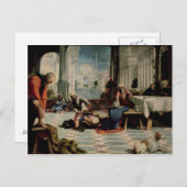 弟子たちの足を洗うキリスト ポストカード (正面/裏面)