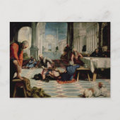 弟子たちの足を洗うキリスト ポストカード (正面)