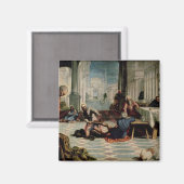 弟子たちの足を洗うキリスト マグネット (正面/裏面)