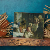 『弟子の足を洗うキリスト』1547年 フォトプラーク (側面)