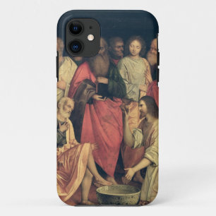 弟子の足を洗浄しているキリスト iPhone 11 ケース