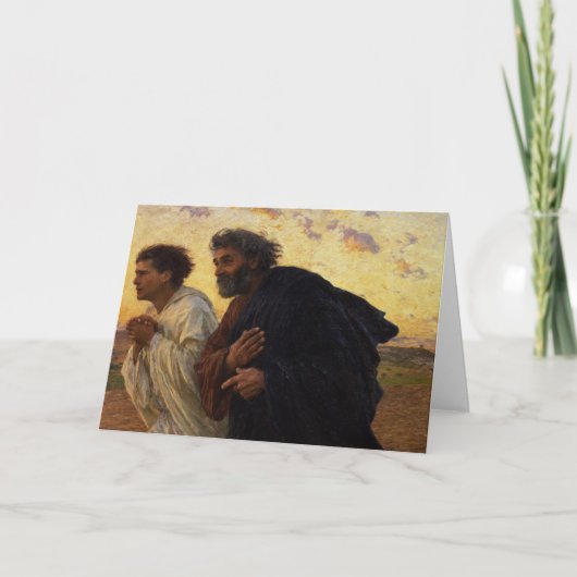 弟子ピーターおよびジョンのランニング カード (正面)