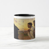 弟子ピーターおよびジョンのランニング マグカップ (中央)