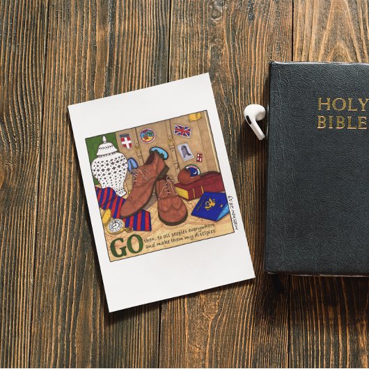 弟子作成へ行くPastor感謝カード サンキューカード