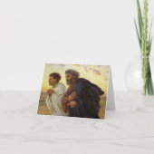 弟子達ランニングはバーナンドの墓に向かう サンキューカード (正面)