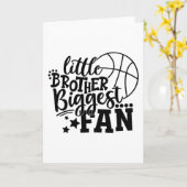 弟最大のファンバスケットボール カード (黄色い花)