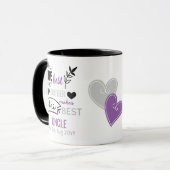 弟最高のが叔父を最高の作る-新生児驚き マグカップ (正面左)