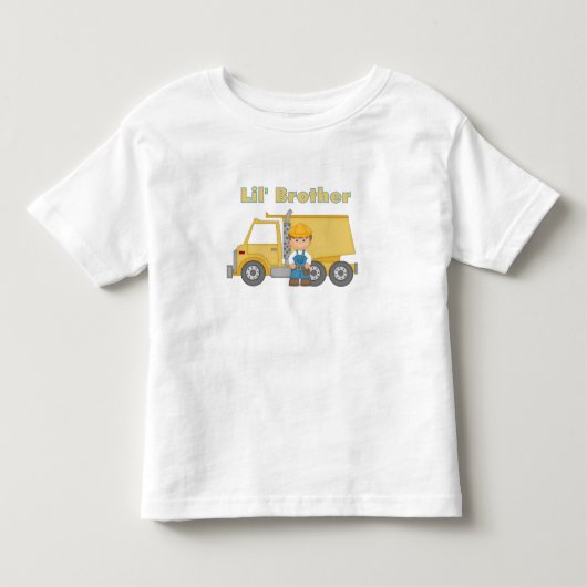 弟 トラック運転手 トドラーTシャツ (正面)