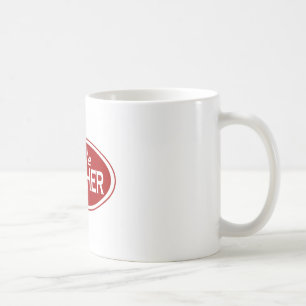 弟(楕円形) コーヒーマグカップ