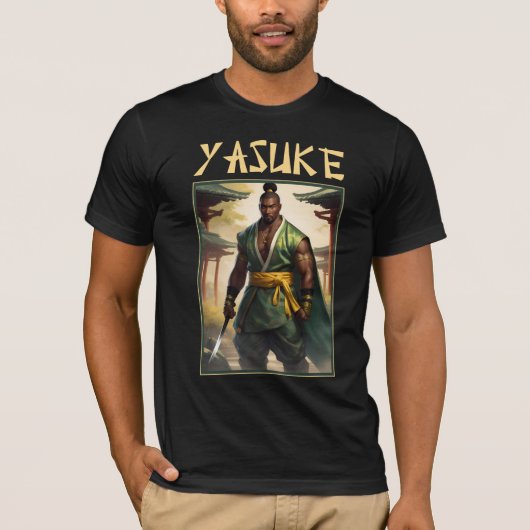 弥助武術アーツサムライアート Tシャツ (正面)
