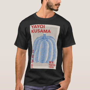弥生草間 – 抽象芸術ブルーパンプキンポスター Tシャツ