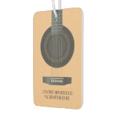 弦のないギターを弾く音楽 カーエアーフレッシュナー (左)