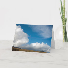 弦の上に立つ雲 サンキューカード