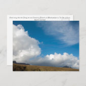 弦の上に立つ雲 ポストカード (正面/裏面)