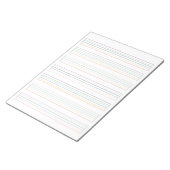 弦カラフル音響ギター音楽シート ノートパッド (アングル)