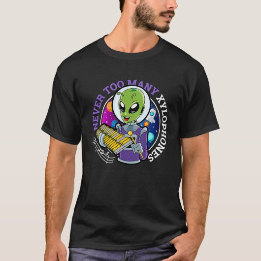 弦楽器ギタリスト用ギター楽器伊摩 Tシャツ (正面)